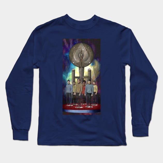 Beam Us Down, Scotty Long Sleeve T-Shirt by sarahwilkinsonart